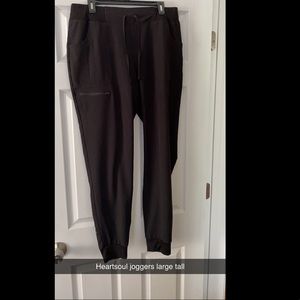 Heart soul jogger scrub pants large tall
